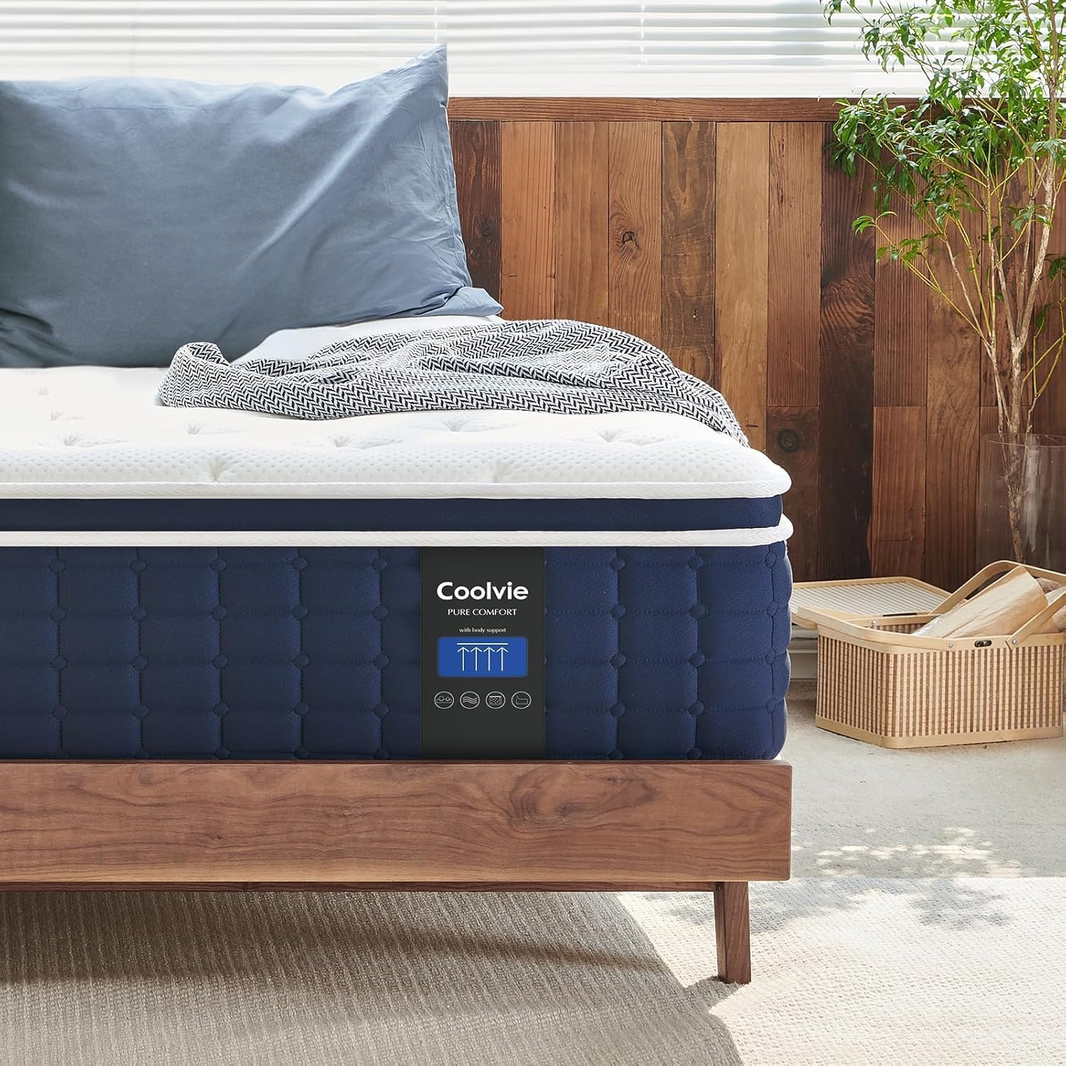 12 inch king hybrid mattress