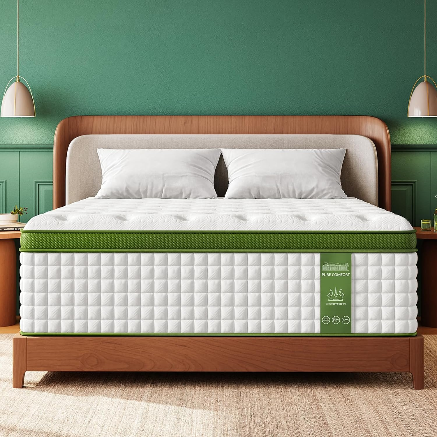 14 inch luxury hybrid queen mattress