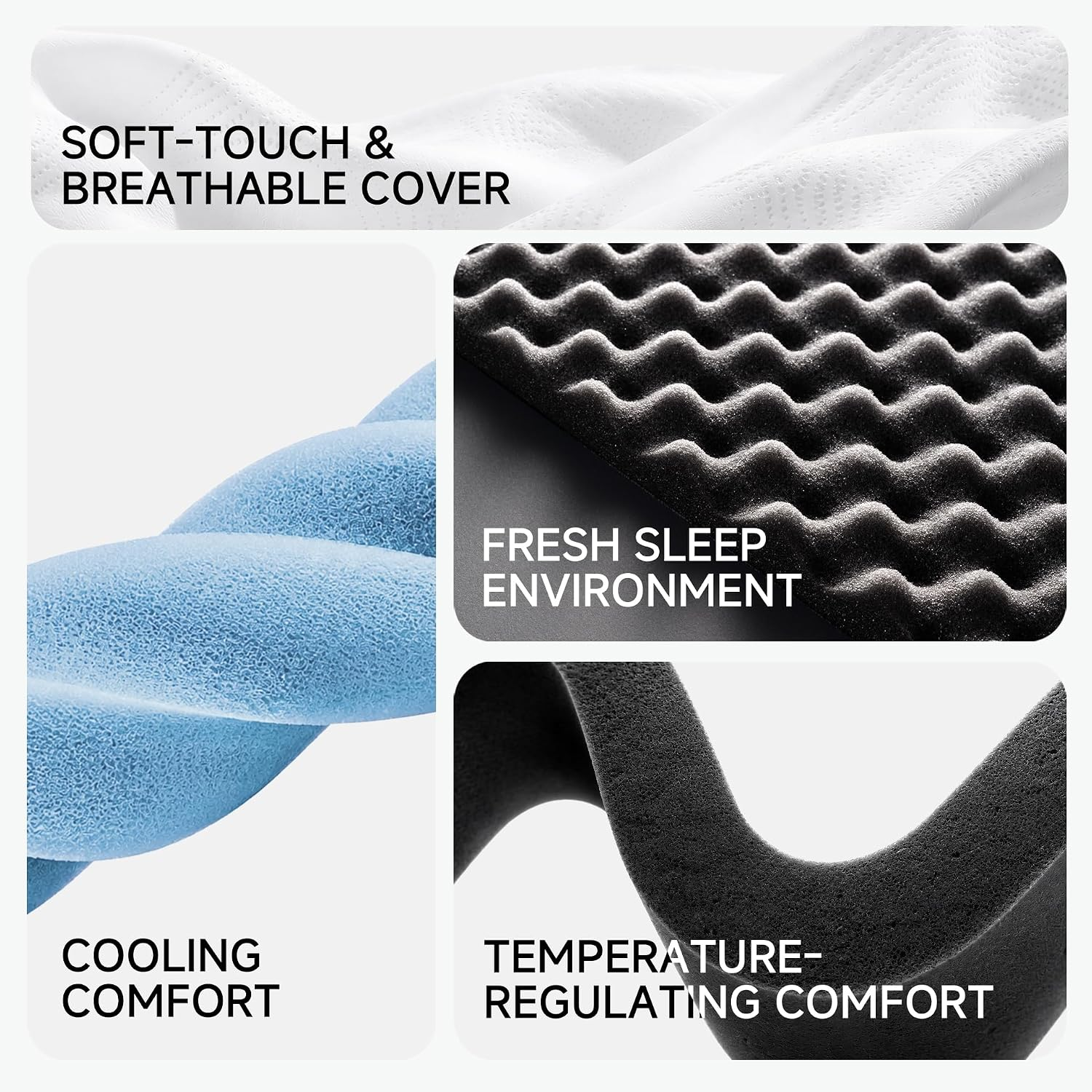 10 Inch Cooling Memory Foam Full Mattress - Image 5