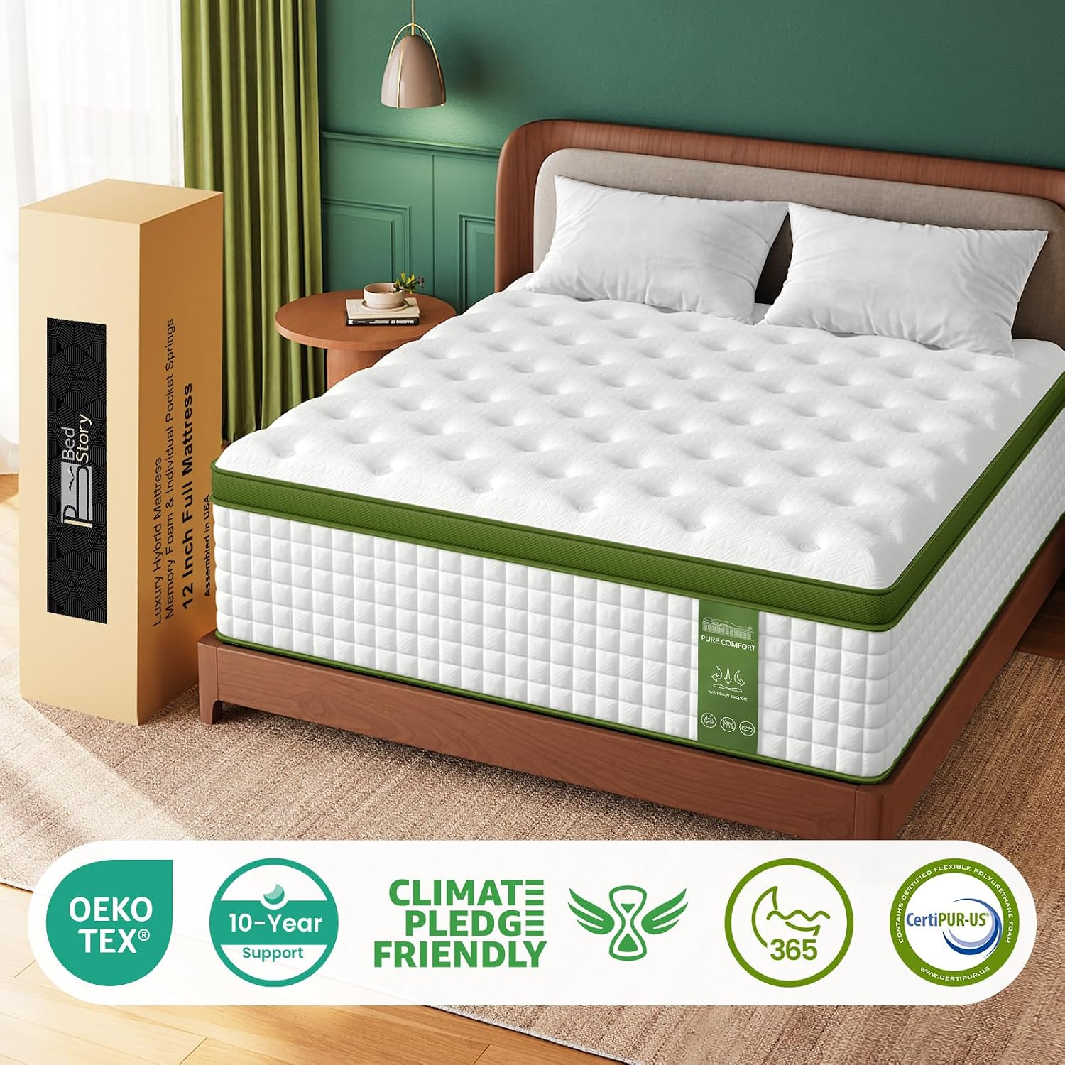 14 Inch Luxury Hybrid Queen Mattress - Image 6